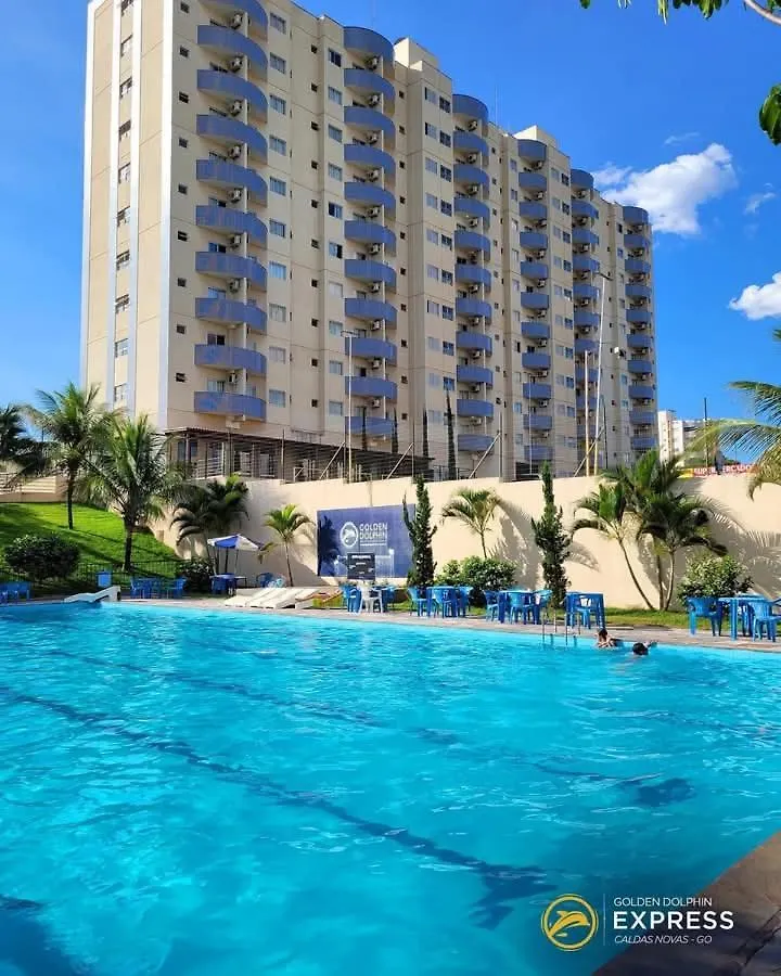 Flat Com Piscinas Termais E Area De Lazer Completa Caldas Novas Brazylia