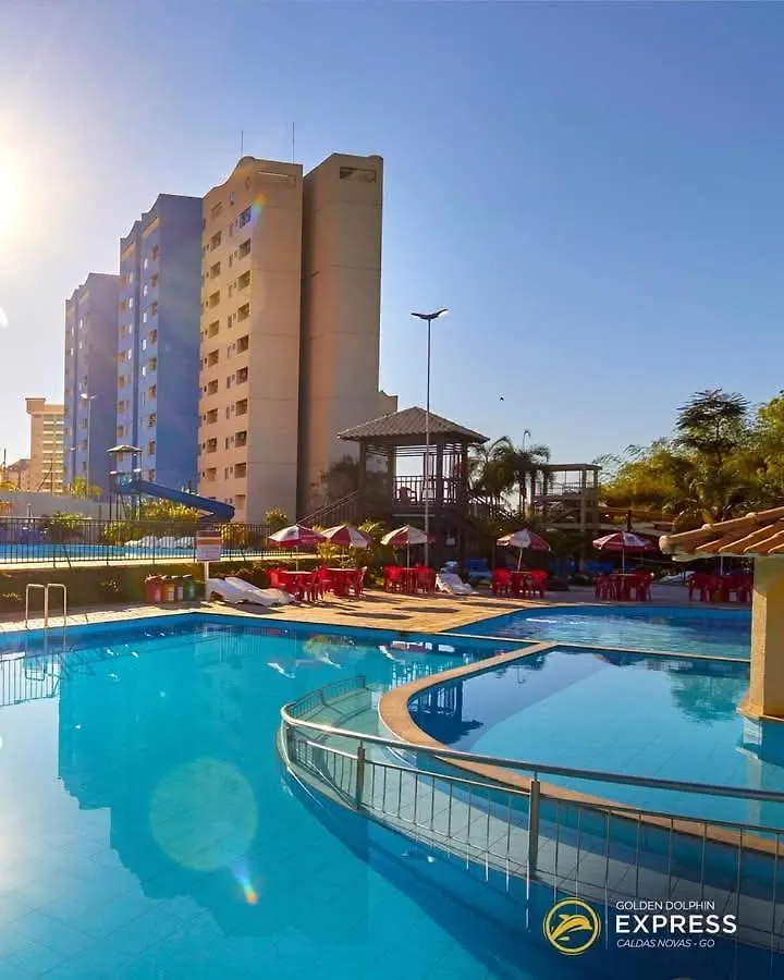 Flat Com Piscinas Termais E Area De Lazer Completa Caldas Novas 0*,