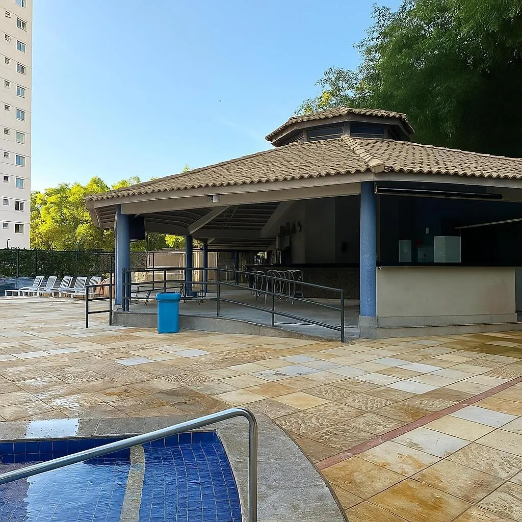 Flat Com Piscinas Termais E Area De Lazer Completa Caldas Novas Brazylia